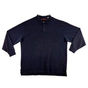 5.11 Tactical Series Mens Long Sleeve Polo Shirt Dark Navy XL Cotton utilitycore